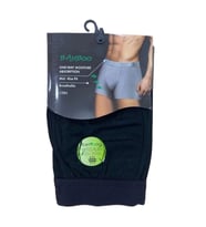 Anıt Erkek Nefes Alan Bambu Likralı Boxer 1284 - 9 Adet  (Siyah)