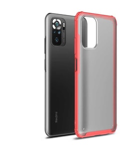 Xiaomi Redmi Note 10 Kılıf Mat Volks Case (Kırmızı)