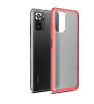 Xiaomi Redmi Note 10 Kılıf Mat Volks Case (Kırmızı)