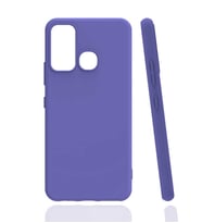Kvy İnfinix Hot 9 Biye Silikon Kılıf (Lila)