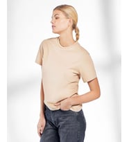 Kadın Bisiklet Yaka Tshirt SPR24TSK46 (Taş)