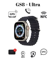 Watch 8 Ultra T10 Ultra Akıllı Saat Smart Watch 3 Tuş Aktif 2.05 inc Ekranlı (Turuncu) (Siyah-Gri)