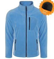 Ghassy Co. Polar Erkek Tam Fermuar + 3 Cep ((YENİ SEZON)) (Açık Mavi)