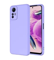 Vendas Xiaomi Redmi Note 12S Uyumlu Lansman Serisi Içi Kadife Ipek Dokulu Lansman Kılıf (Lila)