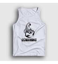 Presmono Unisex Sarı Logo Scorpions Atlet 109293tt (Beyaz)