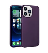 iPhone 15 Pro Max Kılıf Premier Silikon Kılıf (Koyu Mor)
