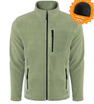 Ghassy Co. Polar Erkek Tam Fermuar + 3 Cep ((YENİ SEZON)) (Haki)