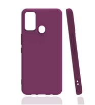 Kvy Tecno Spark 7T Biye Silikon Kılıf (Mor)