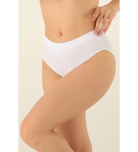 Miorre Dikişsiz Seamless Kadın Slip -222 (Beyaz)