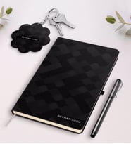 BK Gift Kişiye Özel İsimli Beyaz Defter Kalem Ve Anahtarlık Hediye Seti-33 (Model 2)