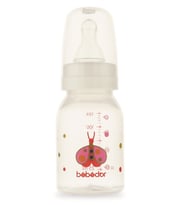Bebedor Desenli PP Biberon 125ML (Kod:23302) Seçenekli (Kırmızı)