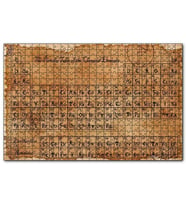 Cakapuzzle Eski Peryodik Cetveli Görseli  Puzzle Yapboz MDF (Ahşap) (500 Parça)
