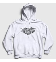 Presmono Unisex Beyaz Logo Der Weg Einer Freihei Kapüşonlu Sweatshirt 382163tt (Beyaz)