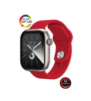 Watch 9 Plus 45mm Super Amoled Ekran GPT AI Kordon Kilitli Oyun + Asistan Akıllı Saat (Gri-Kırmızı)