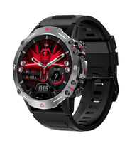 ZCWATCH V0323 Amoled Outdoor Tank1, Bt Call, Spor Sağlık, IP68 Profesyonel Akıllı Saat (Siyah)