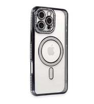 İPhone 16 Pro Uyumlu Joke Ultra Koruma Simli Magneticsafe Kılıf (Siyah)