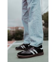 Muggo GORDON Unisex Ortopedik Günlük Garantili Bağcıklı Yürüyüş Koşu Sneaker Spor Ayakkabı (Siyah)