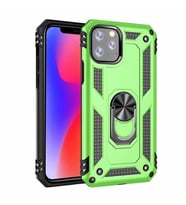 Mopal İphone 11Pro Max 6.46 İnc Yüzüklü Tank Telefon Kılıfı (Açık Yeşil)
