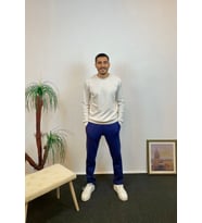 Erkek İçi Polarlı 3 iplik Kalın Eşofman Altı SPR24EA95 (Lacivert)