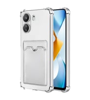 Microsonic Xiaomi Redmi 13C Card Slot Shock Kılıf Füme (Renksiz)
