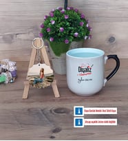 Diyaliz Hemşiresi Kupa Bardak Beyaz ve Fotoğraflı Ahşap Anahtarlık Hediye Tıp Bayramı Hediyesi Hemşireler Günü Hediyesi (Model 10)