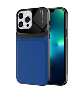 Uyumlu Model Apple iPhone 13 Pro Kılıf Parlak TPU Emiks Kapak (Lacivert)