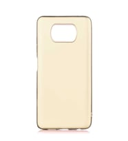 Xiaomi Poco X3 Kılıf Zore Premier Silikon Kılıf (Gold)