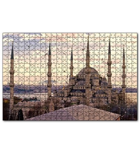 Cakapuzzle Sultan Ahmet Cami Görseli  Puzzle Yapboz MDF (Ahşap) (255 Parça)