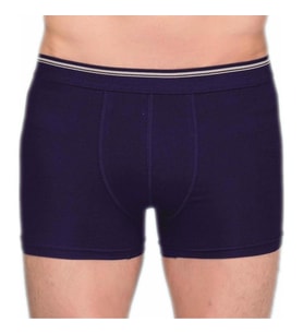 Berrak 1097 Erkek Likralı Esnek Boxer 2 Adet (Lacivert)