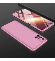 Samsung Galaxy M51 Kılıf 3 Parça Slim Sert Silikon Kapak AYS (Rose)