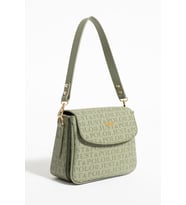 Just Polo Yeni Sezon Kolon Askılı 4 Bölmeli Kadın Omuz Çantası 25x15cm PBU2174 (Yeşil)