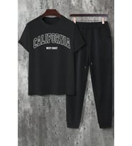 Unisex  California 2'li Eşofman Takımı (Siyah)