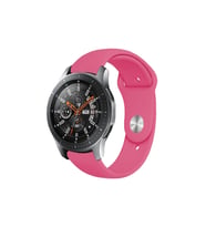 BİPOWER Huawei Watch 22mm KRD19 Classic Silikon Kordon (Fuşya)