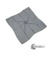 Mısırlı Devore Eşarp (Gri)
