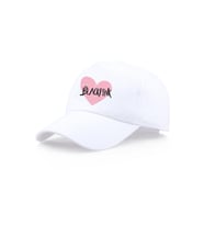 Black Pink Kalp Logo Şapka (Beyaz)
