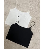 Kadın Pamuklu Crop Top Askılı Büstiyer 2 Adet  (Karışık)