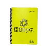 Mynote Kimya Defteri A4 120yp Kareli - Kırmızı (Sarı)