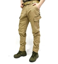 Su Geçirmez İçi Polarlı Softshell Kışlık Pantolon (Kum Beji)