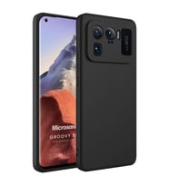 Microsonic Xiaomi Mi 11 Ultra Kılıf Groovy Soft Yeşil (Siyah)