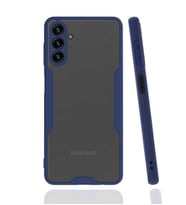 Galaxy A04S Kılıf Zore Parfe Kenarları Pastel Renk Silikon Kılıf (Lacivert)