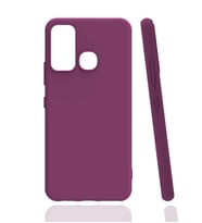 Kvy İnfinix Hot 9 Biye Silikon Kılıf (Mor)