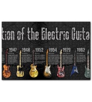 Cakapuzzle Elektrogitarın Evrimi  Puzzle Yapboz MDF (Ahşap) (255 Parça)