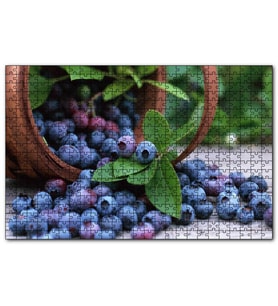 Cakapuzzle Kovada Yaban Mersini  Puzzle Yapboz MDF (Ahşap) (1000 Parça)