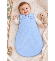 Harika Peluş Bebek Uyku Tulumu (Mavi)