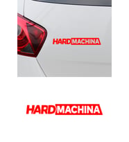 20 X 3 Cm Hard Machine Oto Cam Sticker Araba Sticker (Kırmızı)