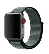 Ally Apple Watch 7-8 45mm 6-5-4 44mm Kayış Kordon Spor Loop 3-2-1 42mm (Fıstık Yeşili)