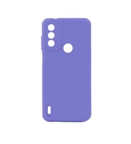 Kvy Tecno Spark 6 Go Biye Silikon Kılıf (Lila)