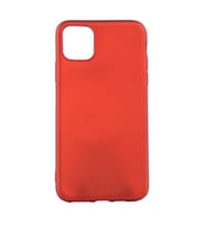 Uyumlu Model Apple iPhone 11 Pro Max Kılıf Soft Mat Premier Case (Kırmızı)