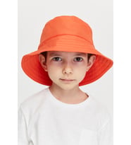 Benittokids Erkek Çocuk Düz Bucket Şapka 7006 (Turuncu)