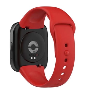 Sneezy Xiaomi Redmi Watch 3 Active Uyumlu PureLux Soft Silikon Kordon (Kırmızı)